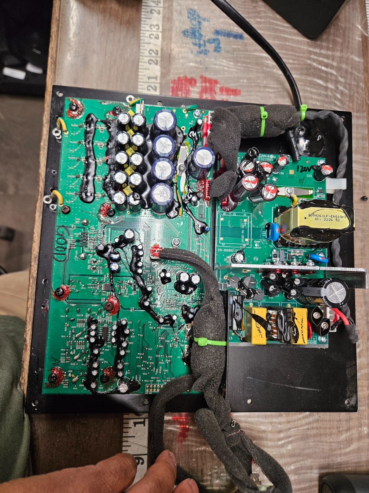 Logitech Z906 Power & Amp Boad - Fix your Z906