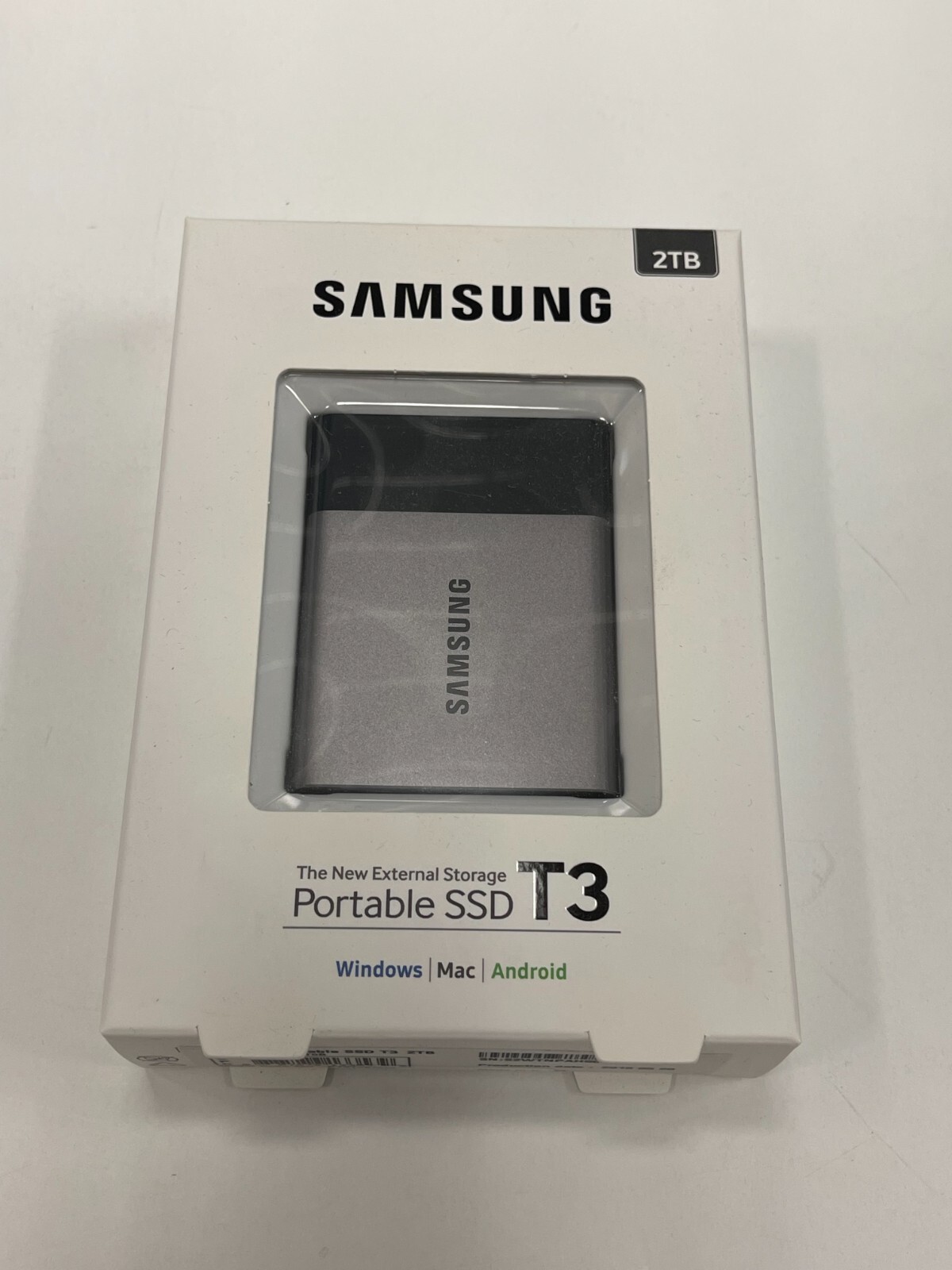 New Samsung T3 Portable External Drives SSD 2TB USB 3.1 MU-PT2T0B/AM