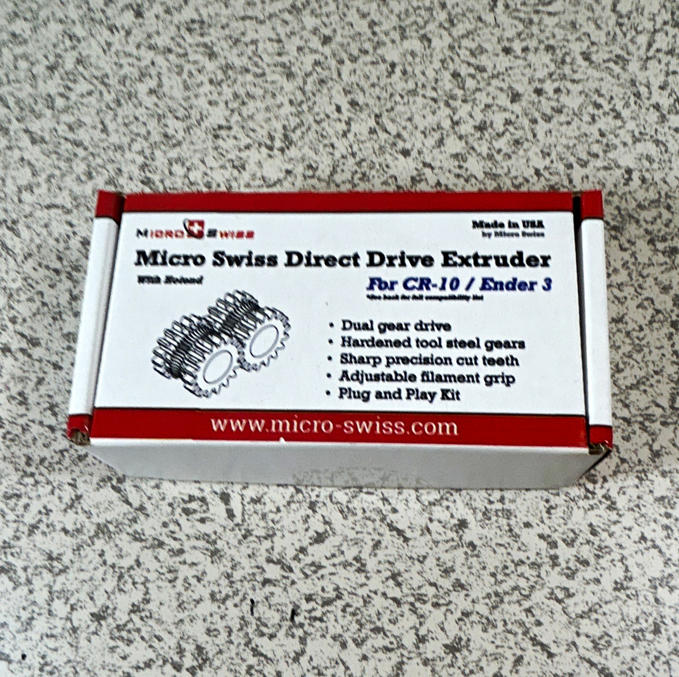 Micro Swiss Direct Drive Extruder w/ Mount for CR-10 & Ender 3 M2601