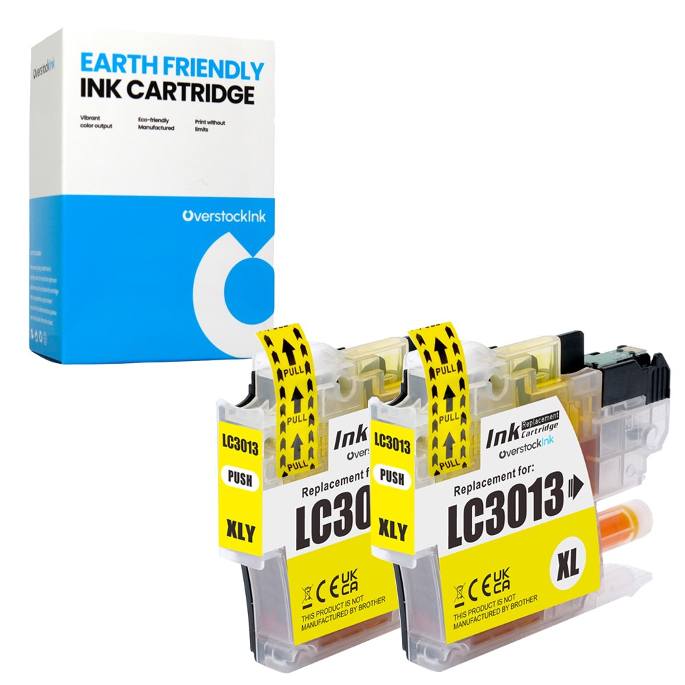 2PK OSI Compatible LC3013Y Ink Cartridges fits Brother DCP-J572DW J772DW J774DW