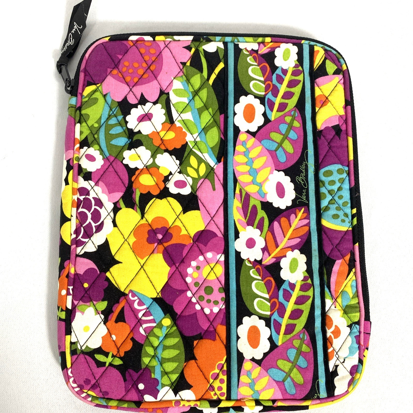 Vera Bradley Va Va Bloom iPad Kindle Case Multicolored Floral Quilted 10”x 8”