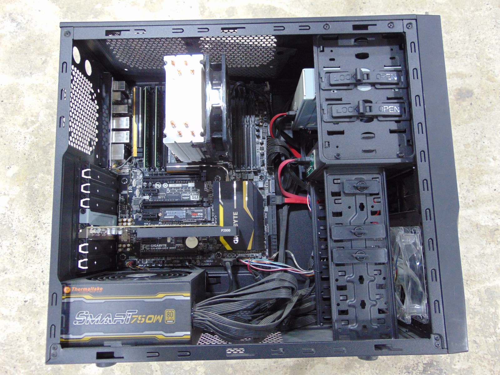Custom Desktop Intel i7-5820K 32GB Ram 500GB SSD, NVIDIA P2000 750W Power Supply
