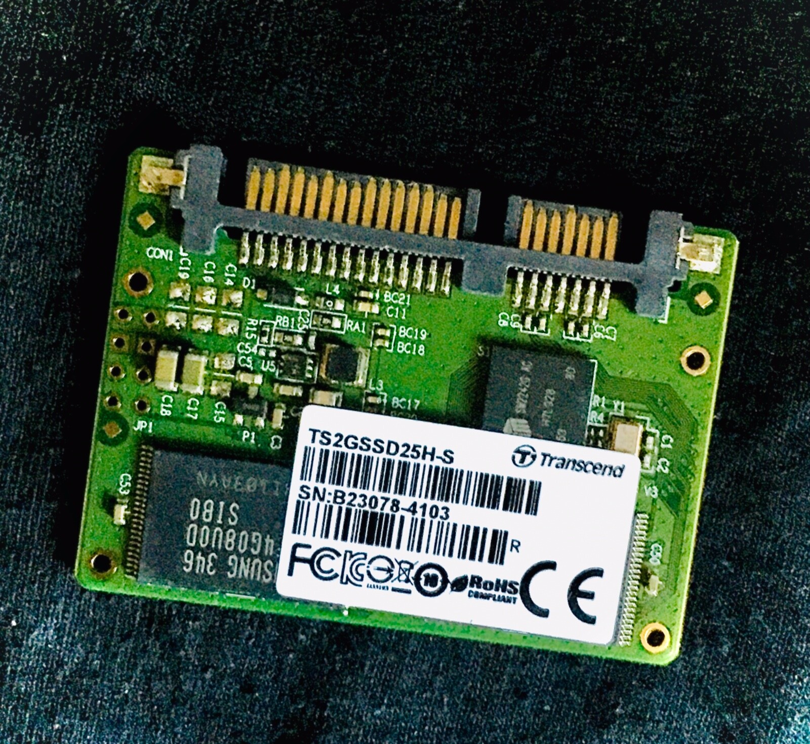TRANSCEND—LOT OF 3 SSD DRIVES /SSD—SATA ll—HALF-SLIM—Internal Solid State Drives