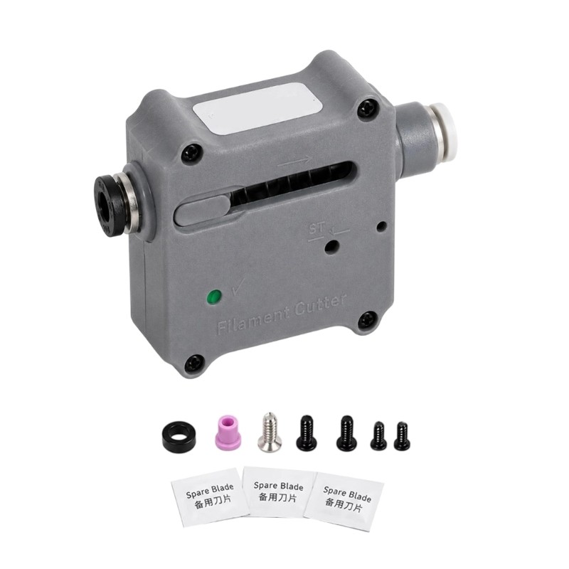 Filament End Cutter Accessory Clogging Prevention for 3D Printer Loading Work