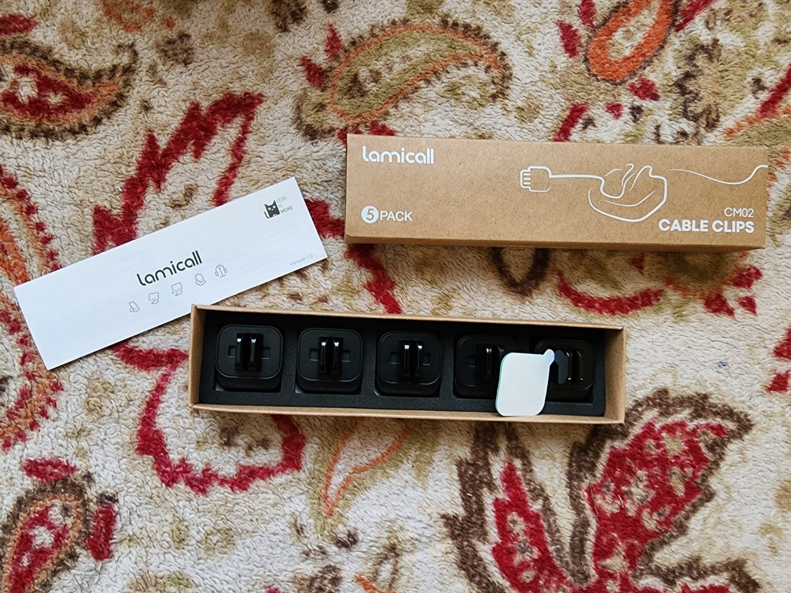 Lamicall Cable Clips CM02 5 Pack
