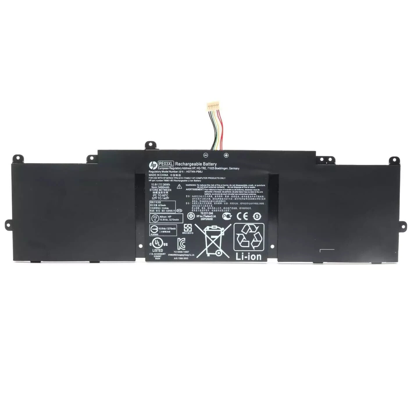 NEW OEM 36WH PE03XL Battery For HP Chromebook 210 G1 11 G4 766801-421 766801-851