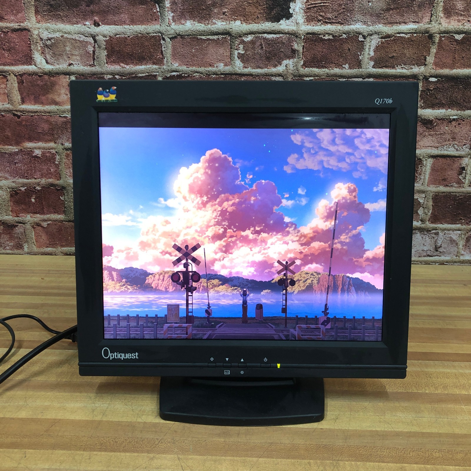 2003 ViewSonic Optiquest Q170b 17" 5:4 VGA LCD Monitor Retro Gaming 1280 x 1024
