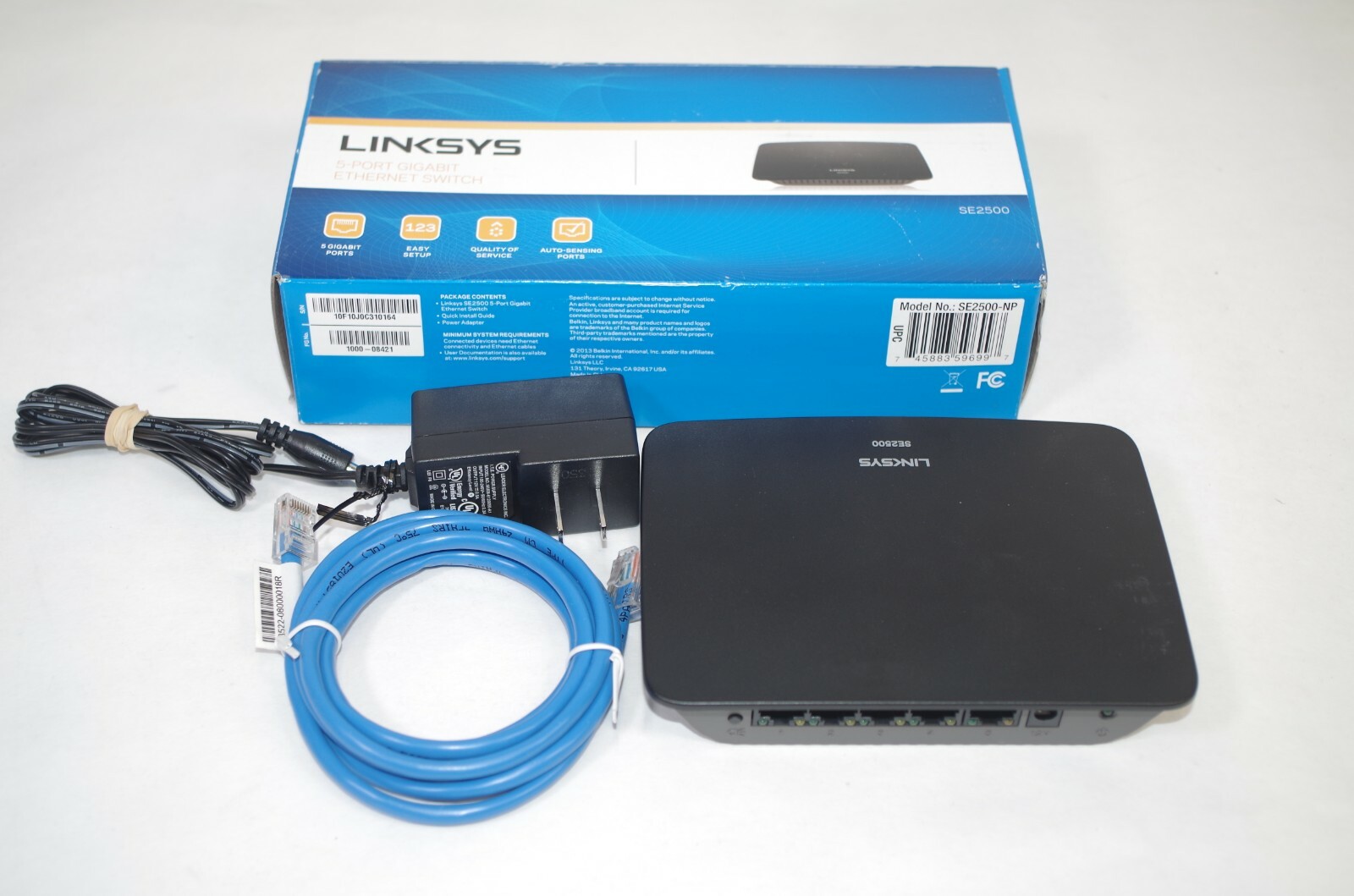 Linksys SE2500 5-Port Gigabit Ethernet Switch