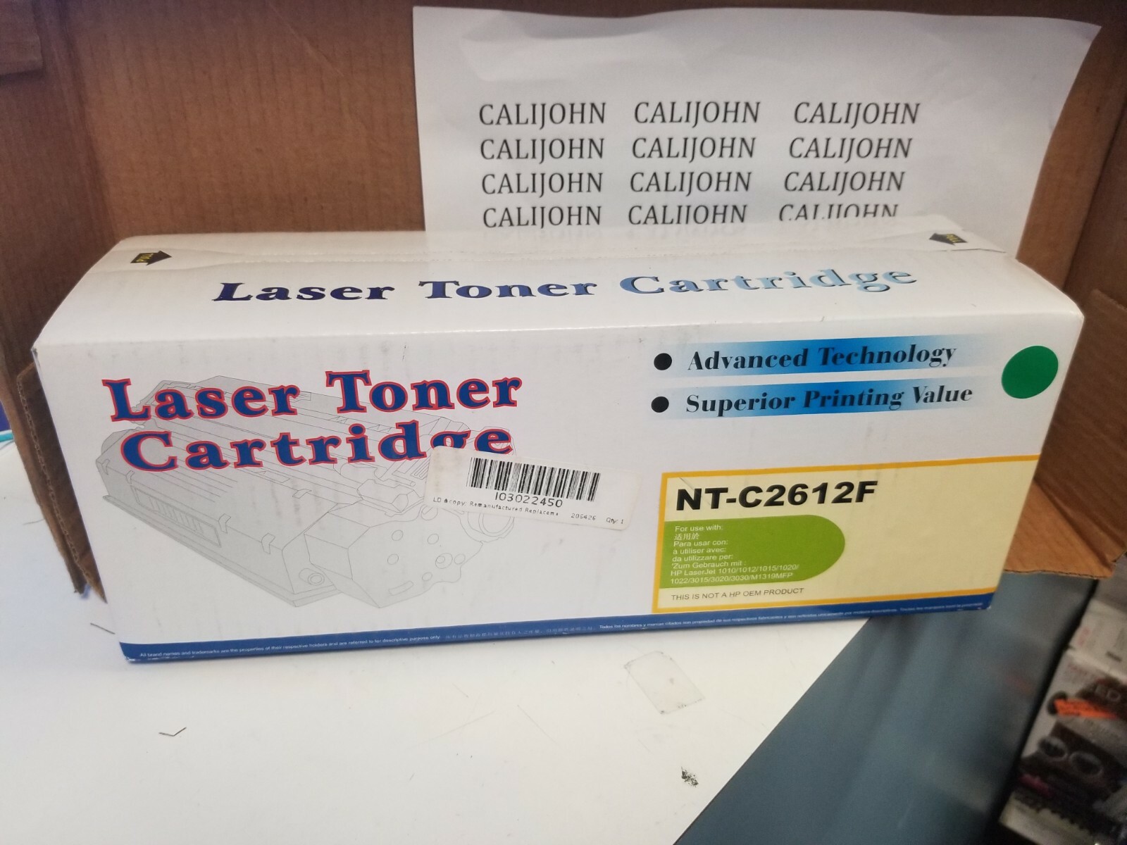NT-C2612X High Yield Black Laser Toner Cartridge Replaces HP products see below