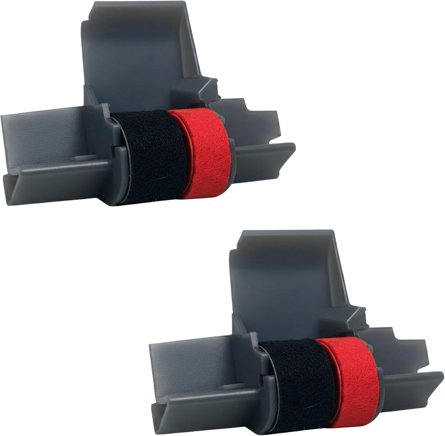 IR-40T X [2 Pack] IR40T Black and Red Ink Roller Ribbon Cartridge Replacement Co