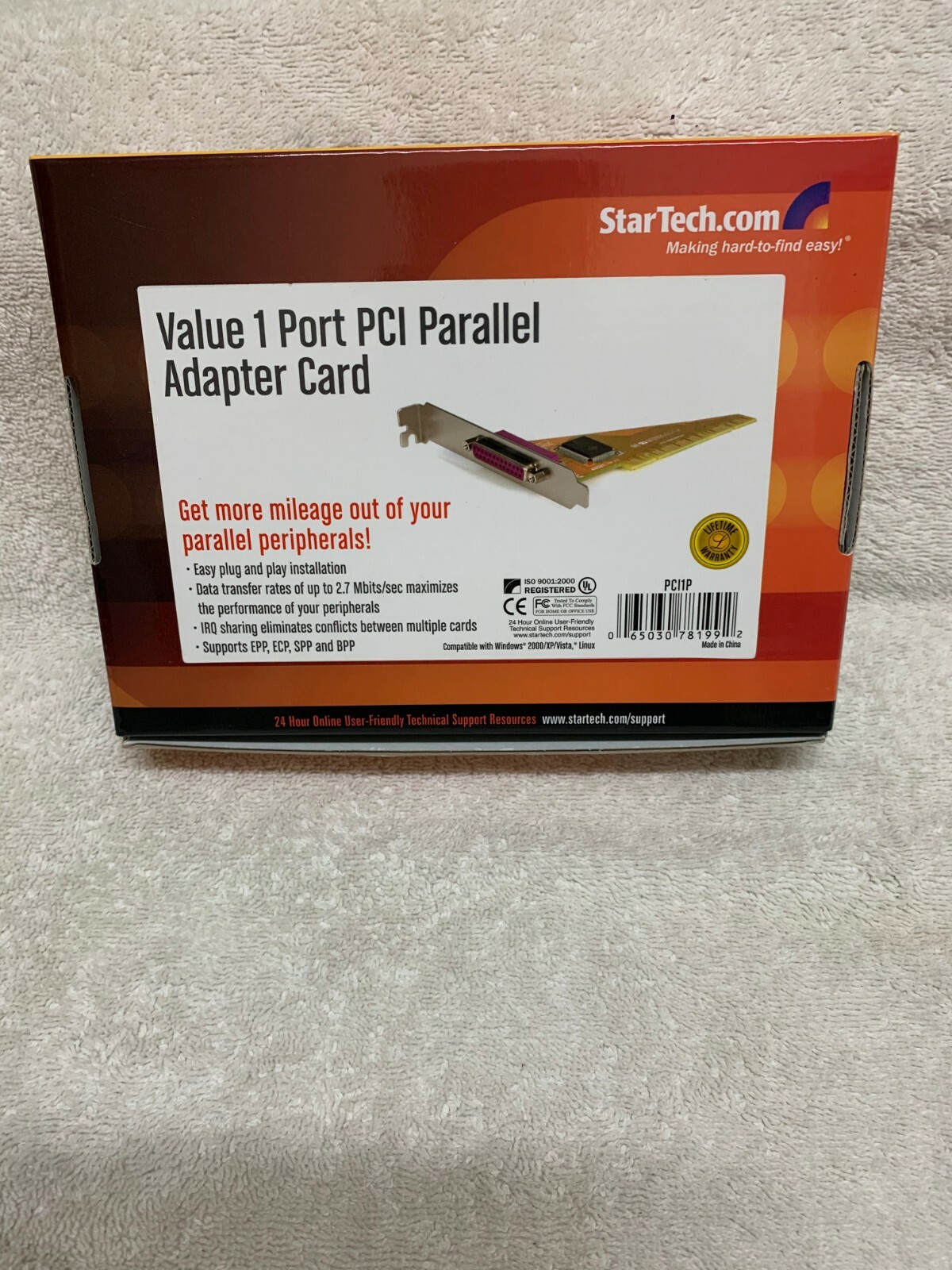 StarTech Value 1 Port PCI Parallel Adapter Card