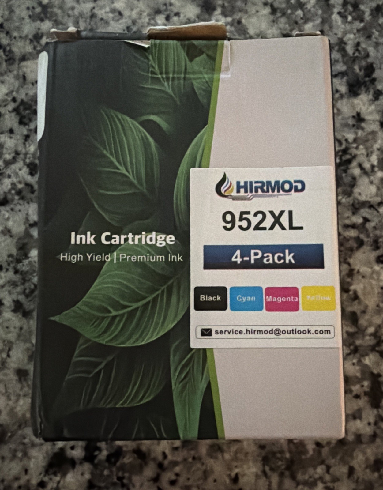 Hirmod 952XL 4pack Black Cyan Magenta Yellow HP compatible 7740 8210 8710 8720