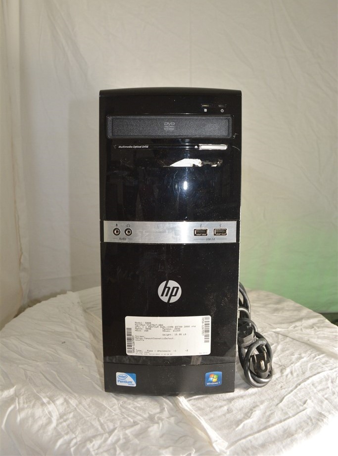 HP 500B MT VS875UT-ABA Micro Tower PENTIUM DUAL-CORE E5700 3GHz 4GB 160GB