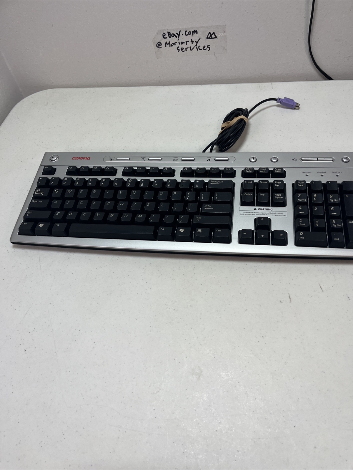 Vintage Compaq Computer Keyboard PS/2