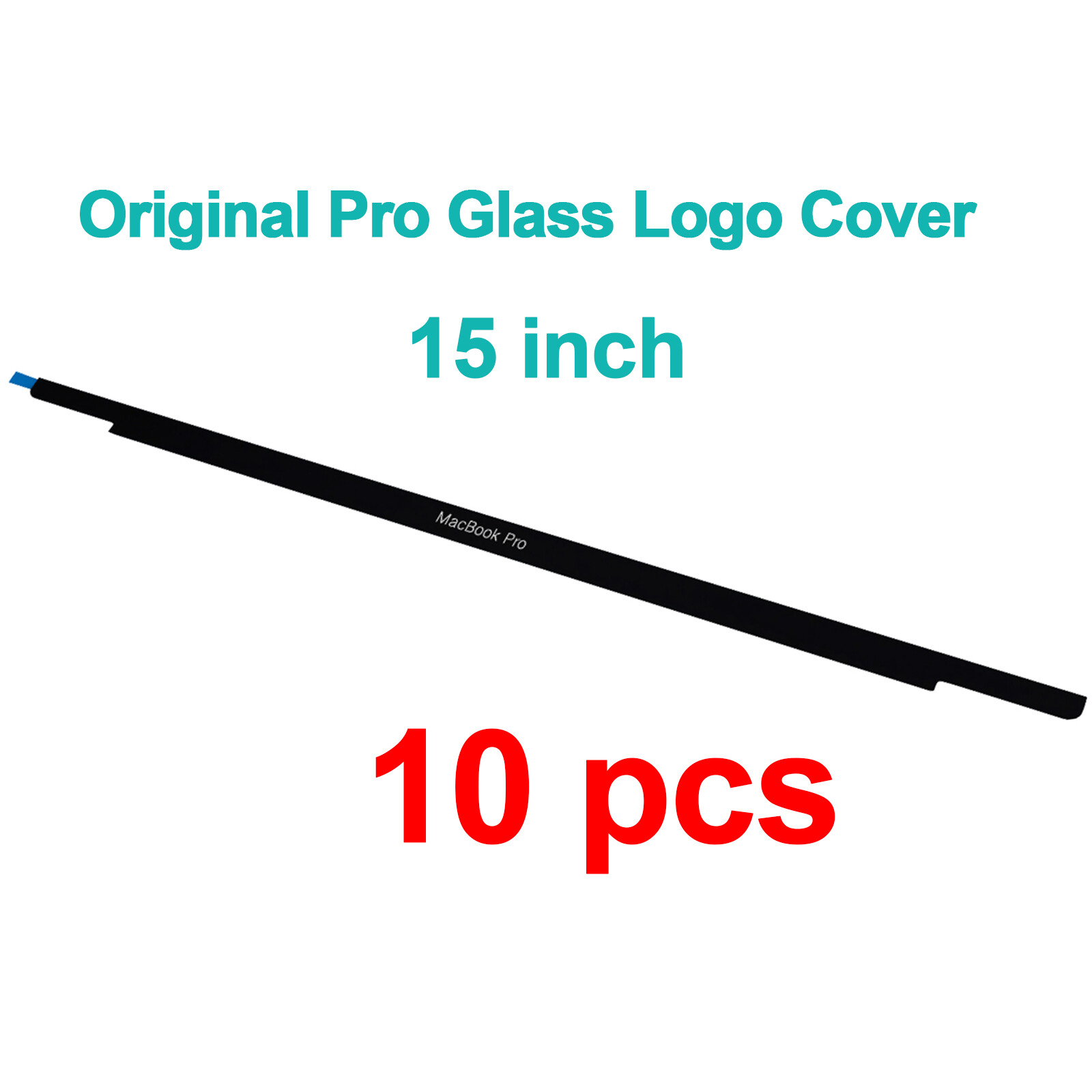 10PCS New LCD Front Glass Trim Bezel Logo Cover For Macbook Pro 15" A1707 A1990