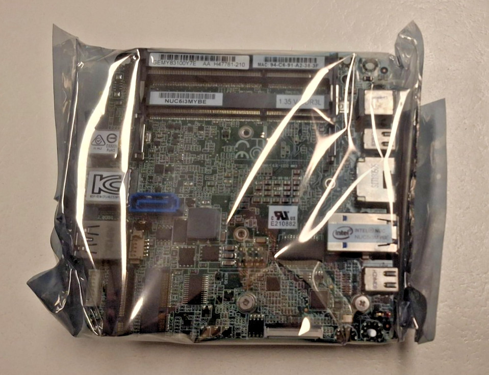 Intel 5th Gen NUC Mini Computer BLKNUC5i3MYBE Motherboard ONLY - NEW OLD STOCK