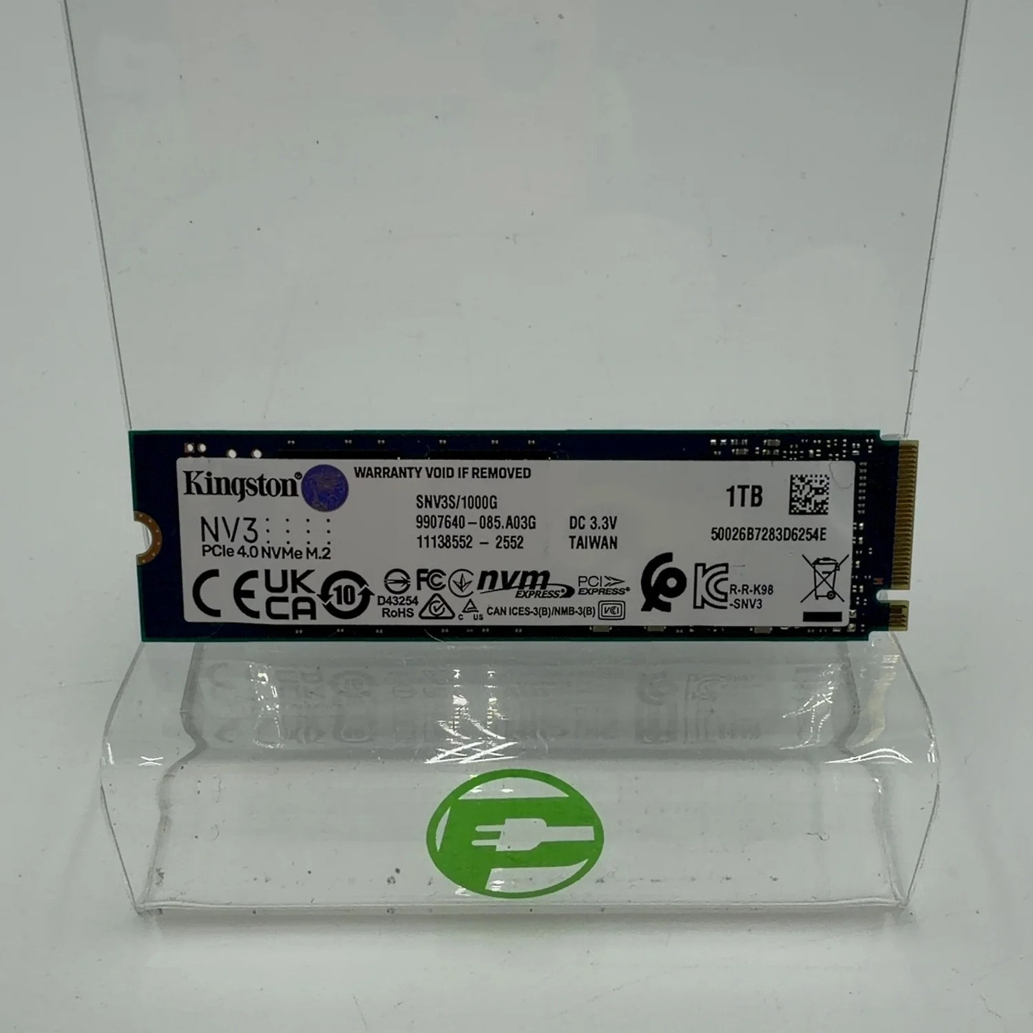 Kingston 2280mm NV3 1TB M.2 NVMe Gen 4.0 x 4 SSD SNV3S