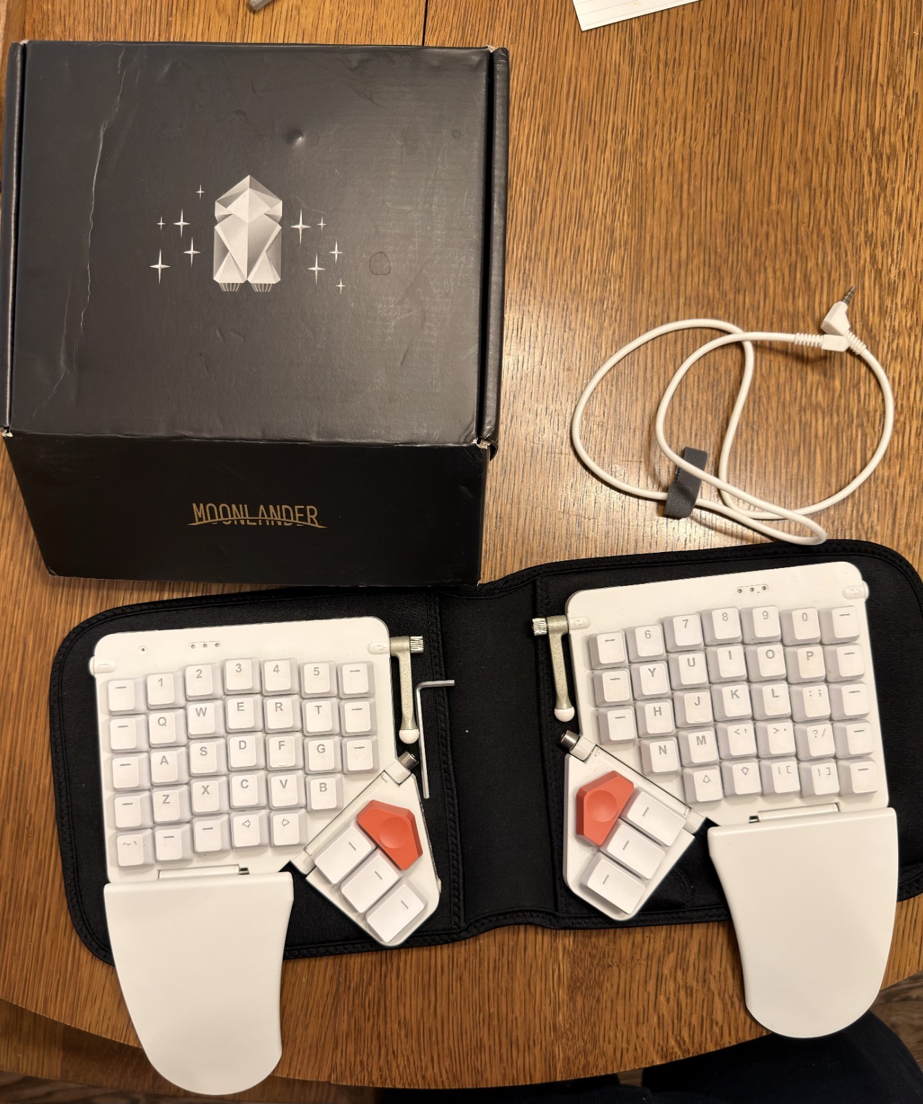 ZSA Moonlander Ergonomic Split Mechanical Keyboard, Kailh Box Switches
