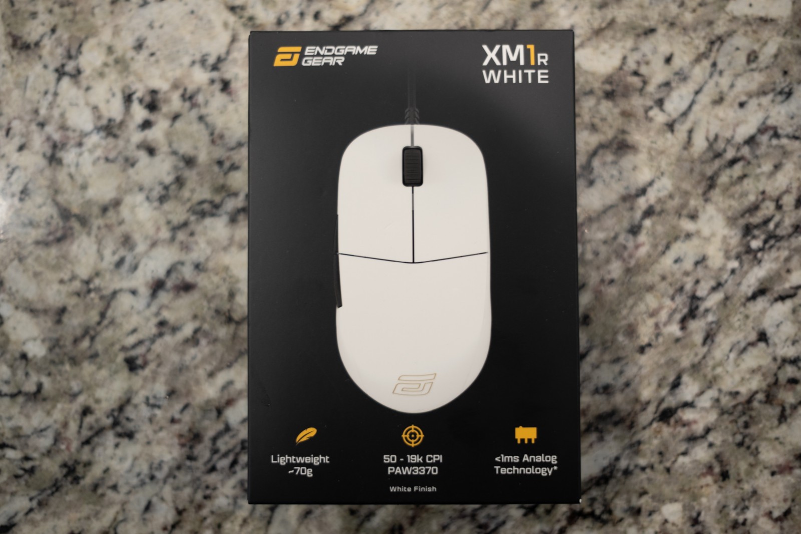 Endgame Gear XM1r Wired USB Optical Gaming Mouse 5-Button White