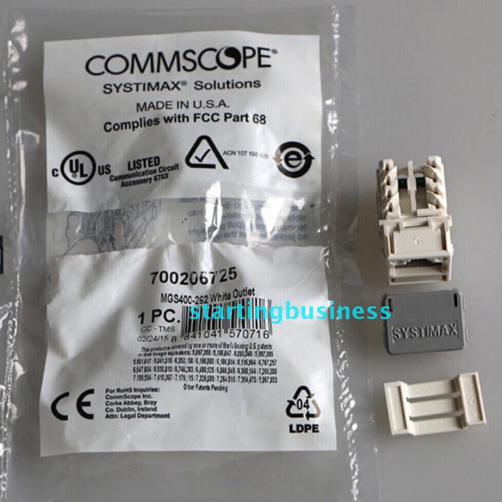 QTY:25 MGS400-262 For Commscope RJ45CAT6 six types of network information module
