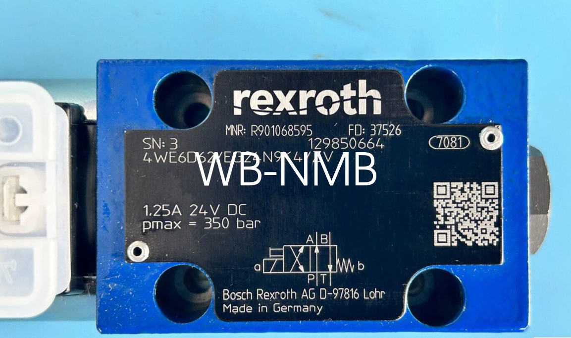 New FOR Rexroth R901068595 4WE6D62/EG24N9K4/ZV Solenoid directional valve
