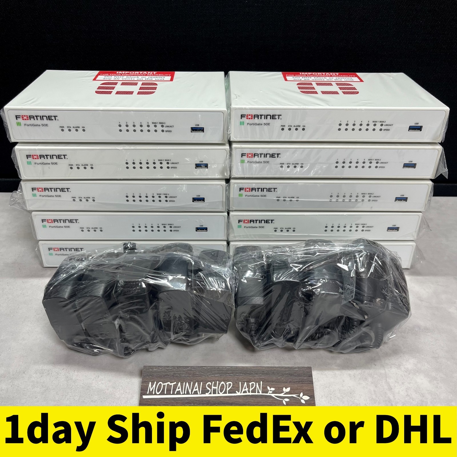 Fortinet FG-50E Fortigate-50E Network Security Firewall Tested Good【10 Sets】