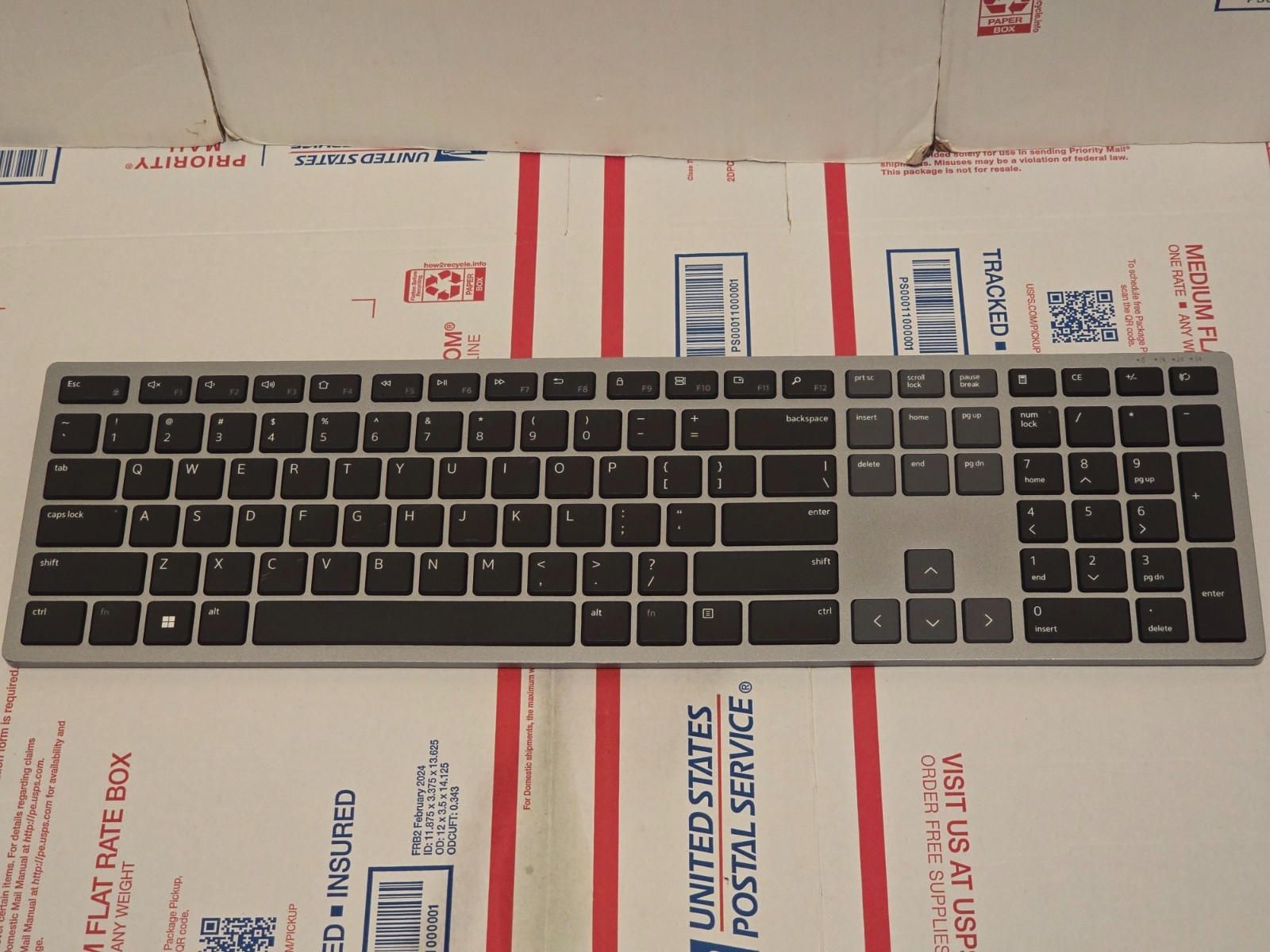 Dell KB7221WT Premier Multi-Device Wireless Keyboard – Tested Work (No Dongle)