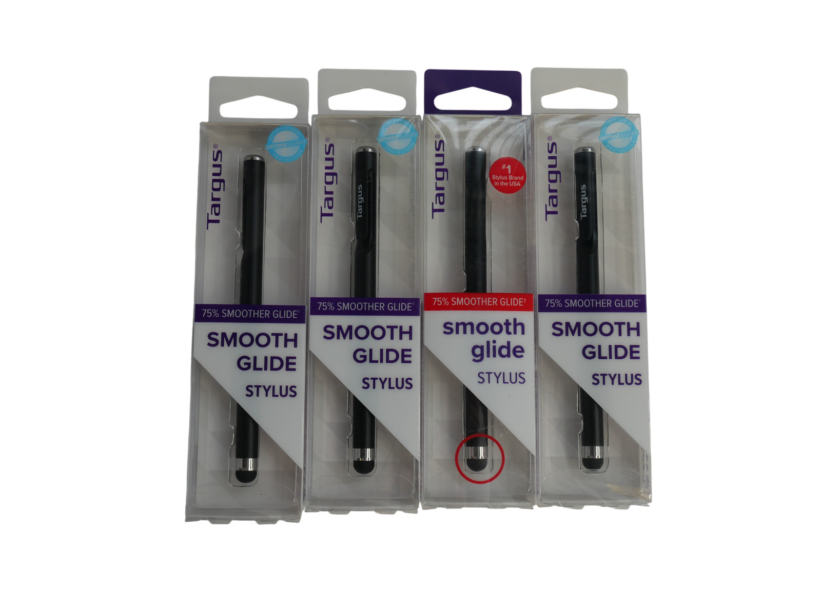 Lot of 4 Targus Antimicrobial Smooth Gliding  Stylus AMM165US - 