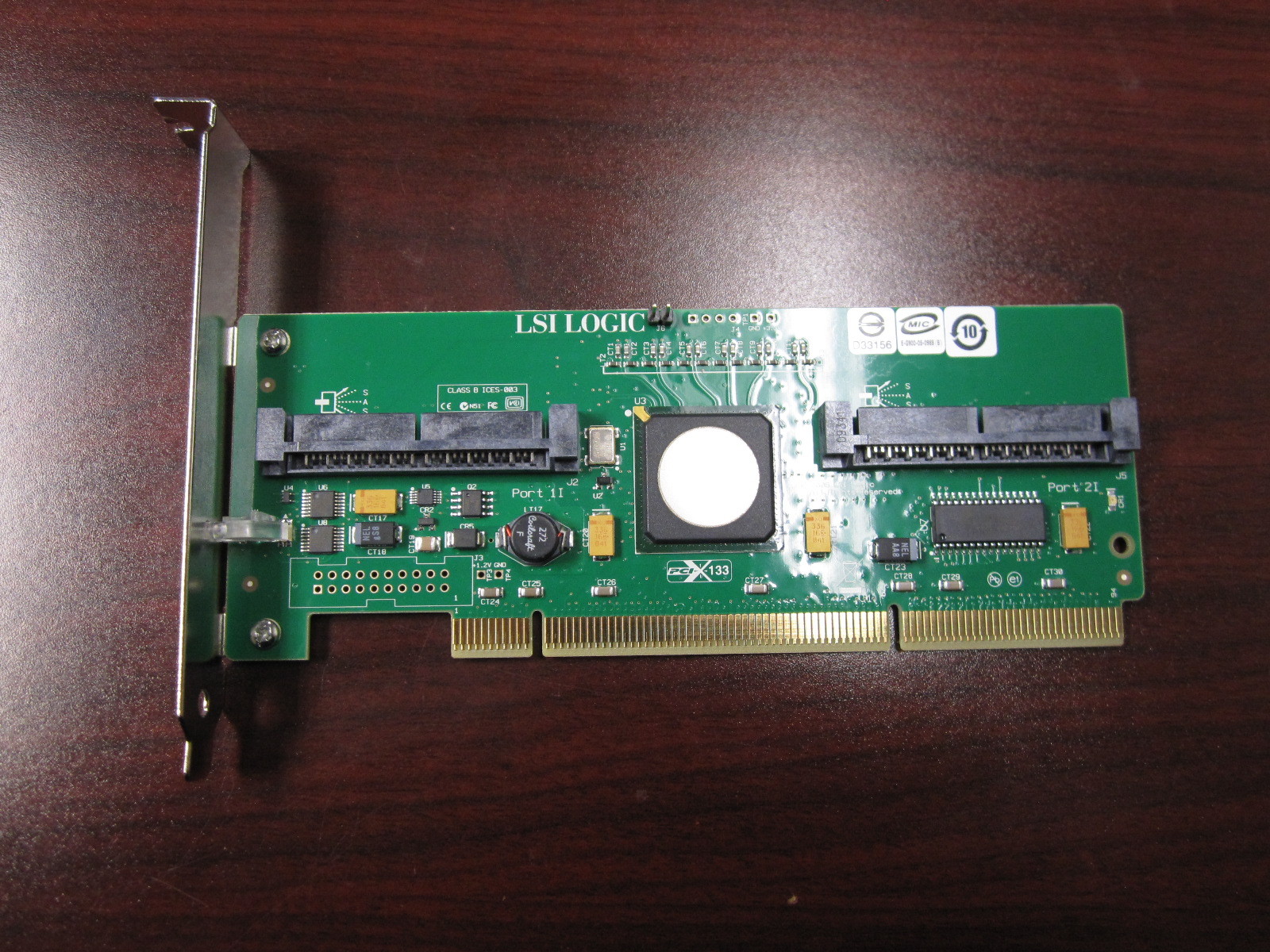 LSI Logic SAS3080X-R PCI-X 3Gb/s 8i Port SAS SATA II RAID Host Bus Adapter