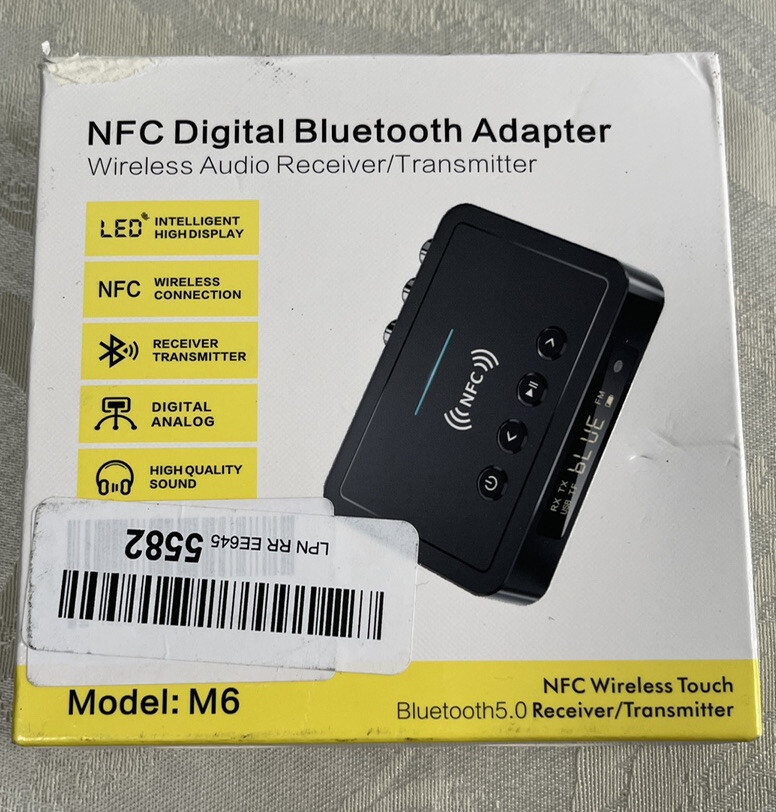 nfc digital bluetooth adapter wireless audio receiver