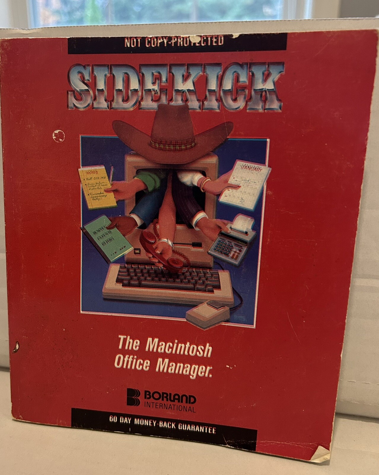 Borland Sidekick Manual desktop organizer 1984 - No Software included