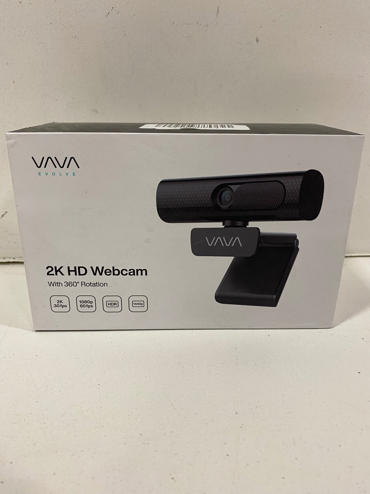 VAVA Webcam 2K with Dual Microphones & Autofocus
