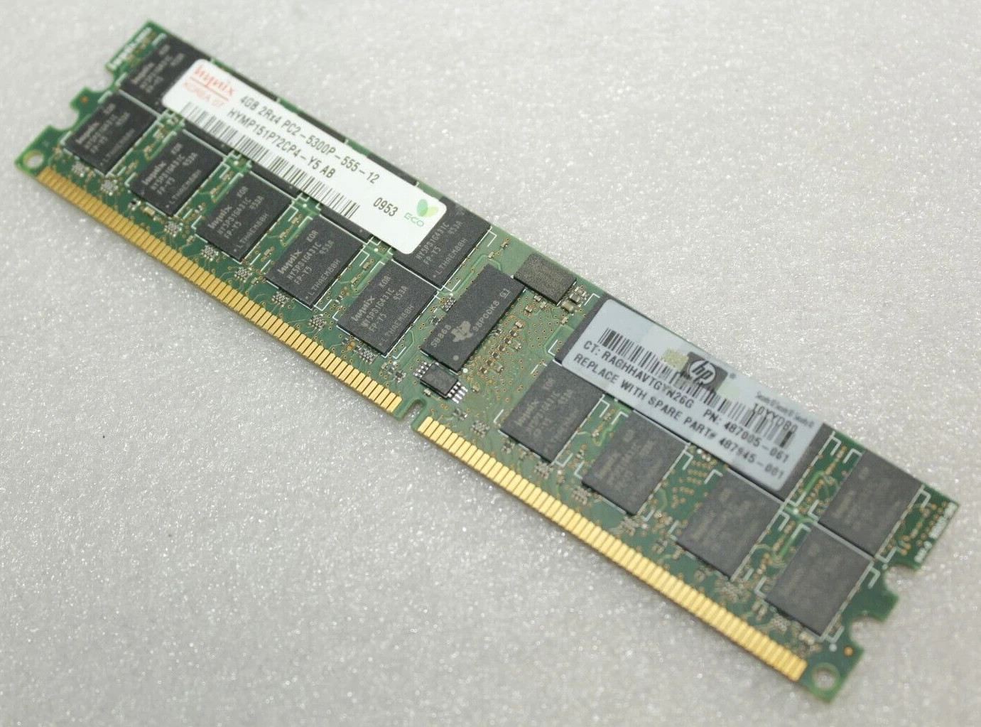 Genuine Hynix 4GB 2Rx4 PC2-5300P DDR2 Memory Ram HYMP151P72CP4-Y5
