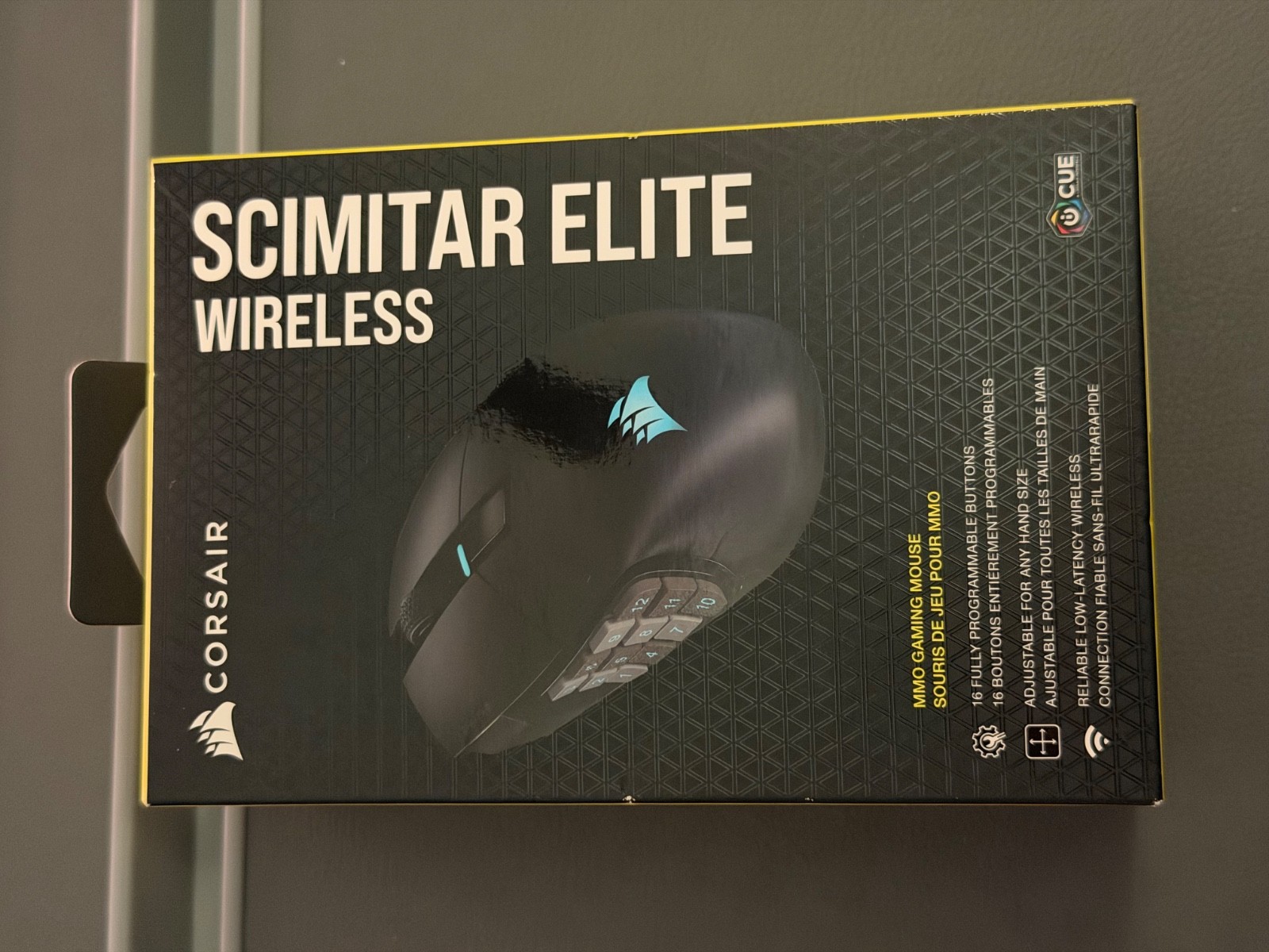 CORSAIR - Scimitar Elite Wireless SE MOBA/MMO Gaming Mouse - MINT (FFXIV, WoW)