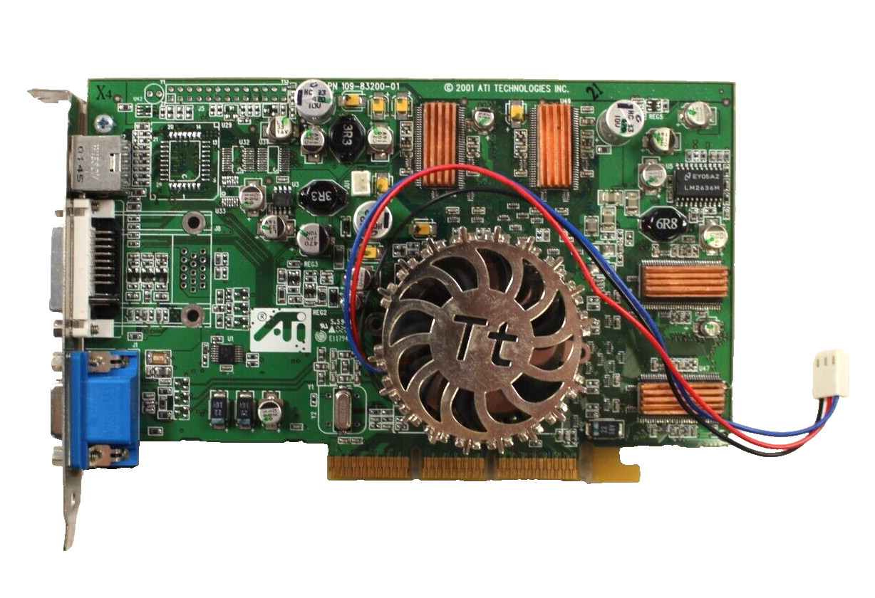ATI Radeon 7500 64 MB VGA / DVI Card - AGP Video Graphics Card 109-83200-01