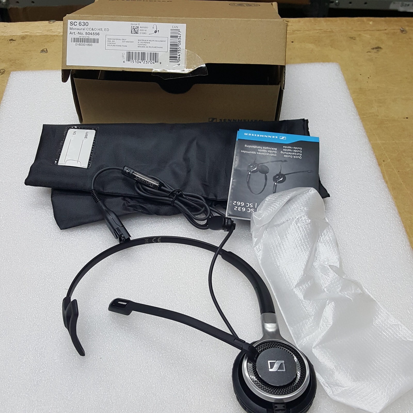 Sennheiser SC630 Premium Single-Sided Wired Headset 504556