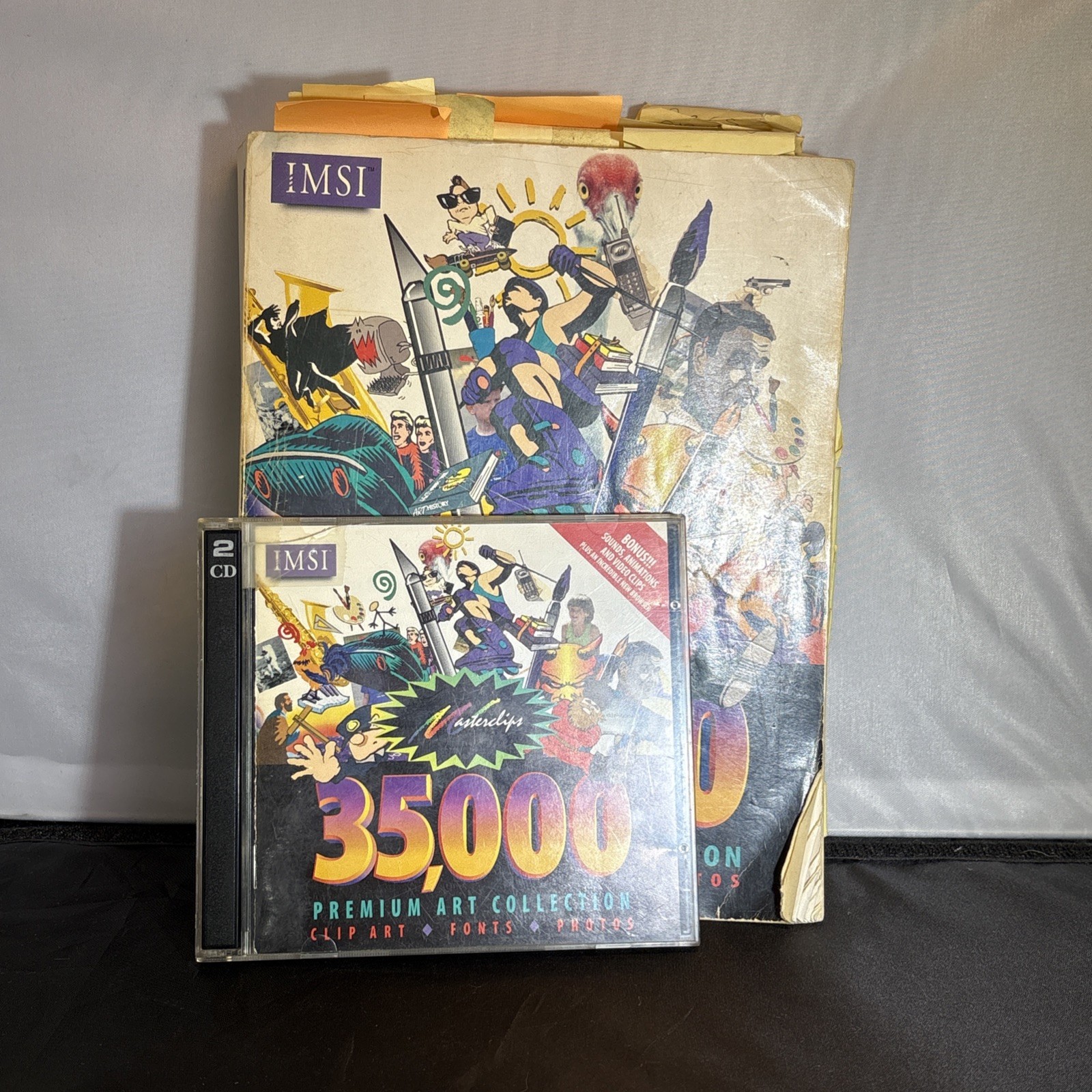 Masterclips 35,000 Premium Art Collection 2 Cd Collection Clip Art with book