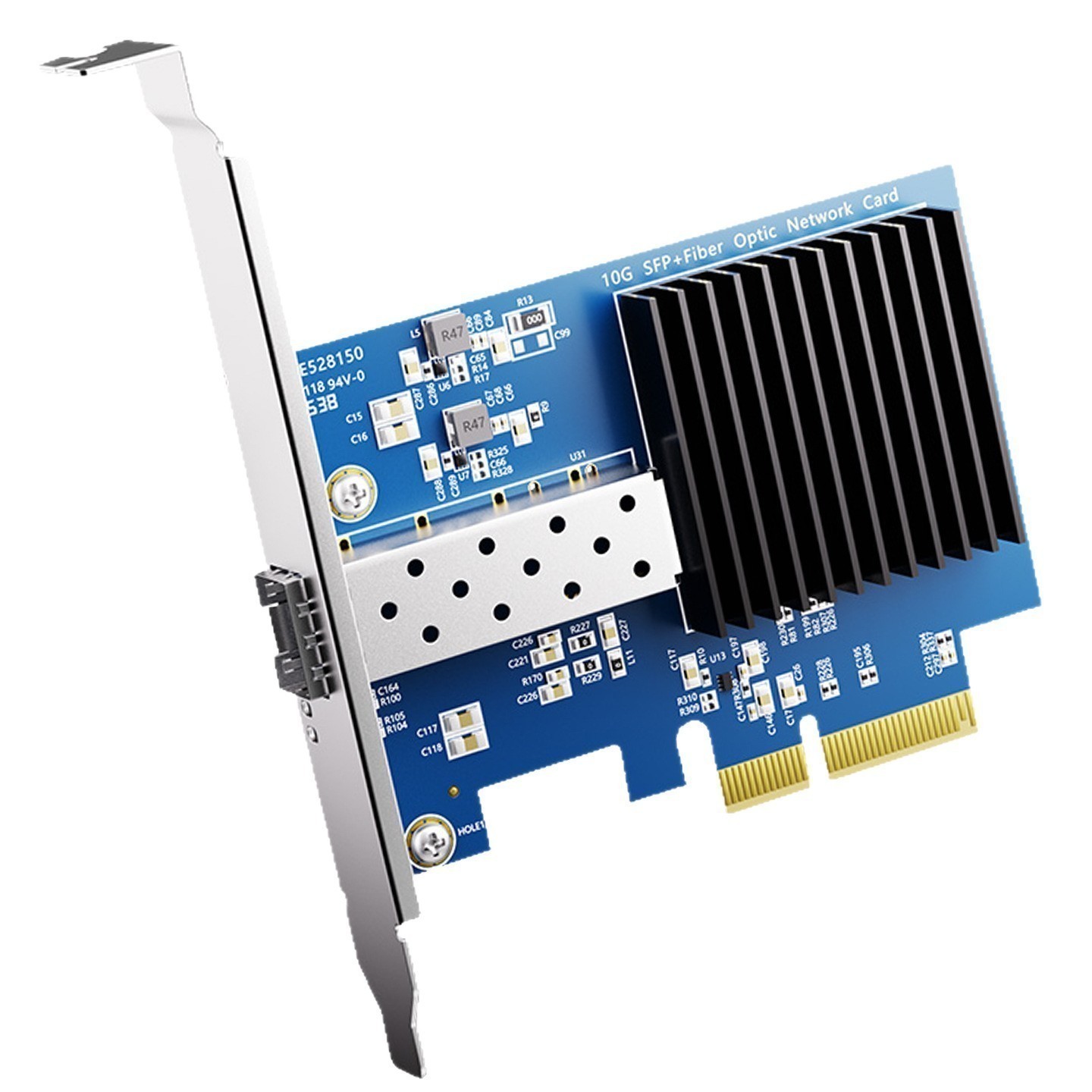 Realtek RT8127AF 10G-SFP LAN Optical Port PCI-E 3.0-4X diskless network Card PXE