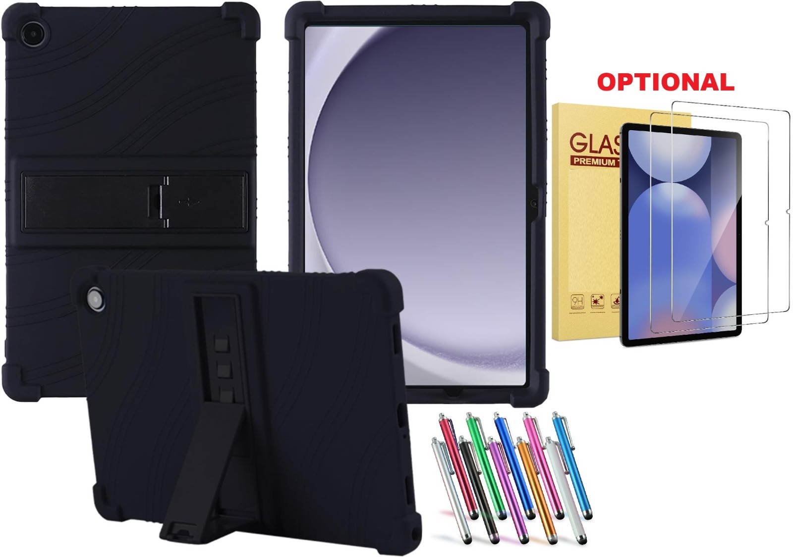 Samsung Galaxy Tab A11+ 5G Case 11'' Rubber Soft Skin Silicone Protective Cover