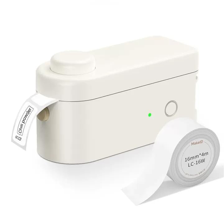 L1C Smart Label Maker Machine Tape Mini Bluetooth Printer Fits 9/12/16mm Tape