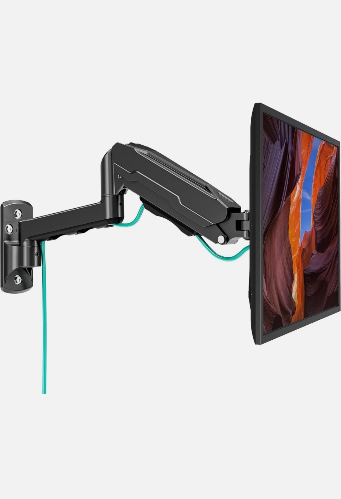 MOUNT PRO Single Monitor Wall Mount for 13 to 32 Inch Computer Screens, Height A