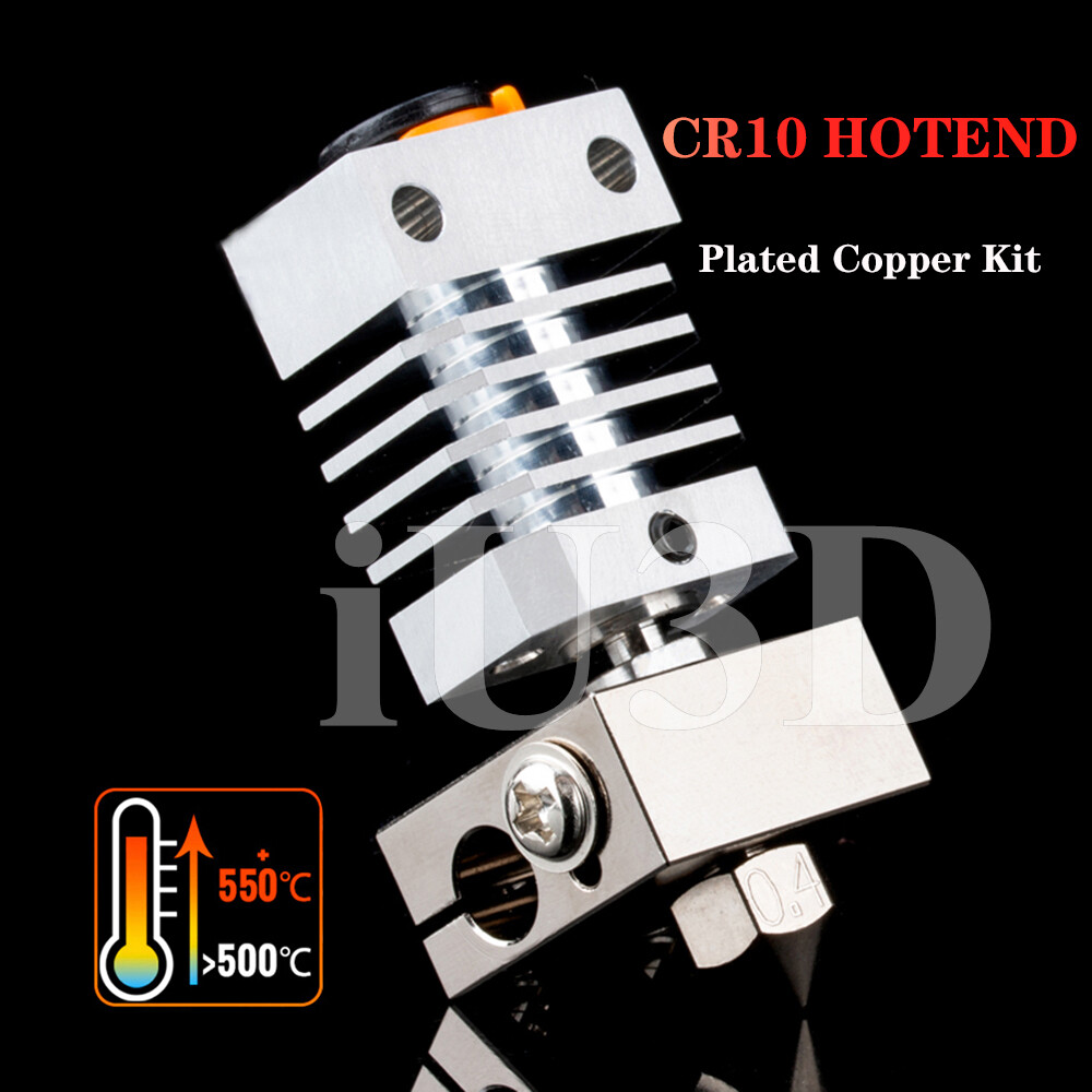 Swiss All Metal Plated Copper Hotend for Creality CR-10/Ender 3 /V2/Pro/Ender 5