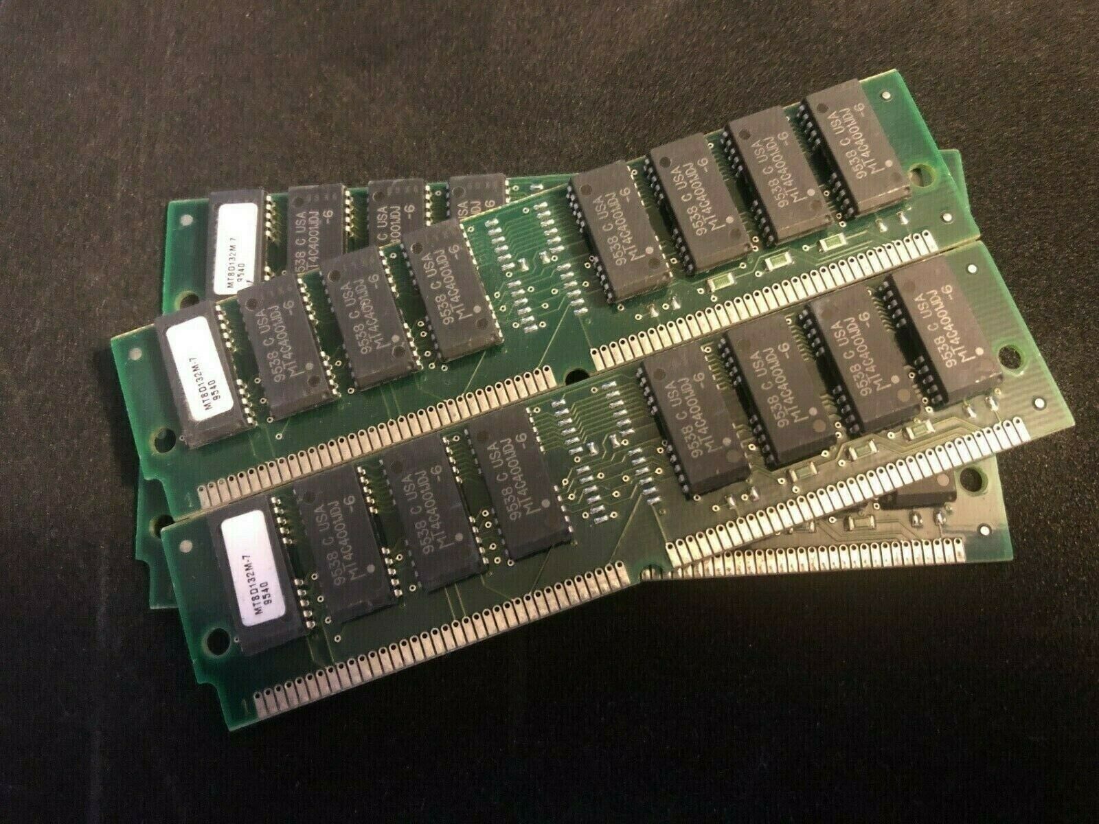 4x 4MB 1Mx32 72-Pin FPM Non-Parity 60ns Fast Page RAM SIMM Memory Apple PC Unix