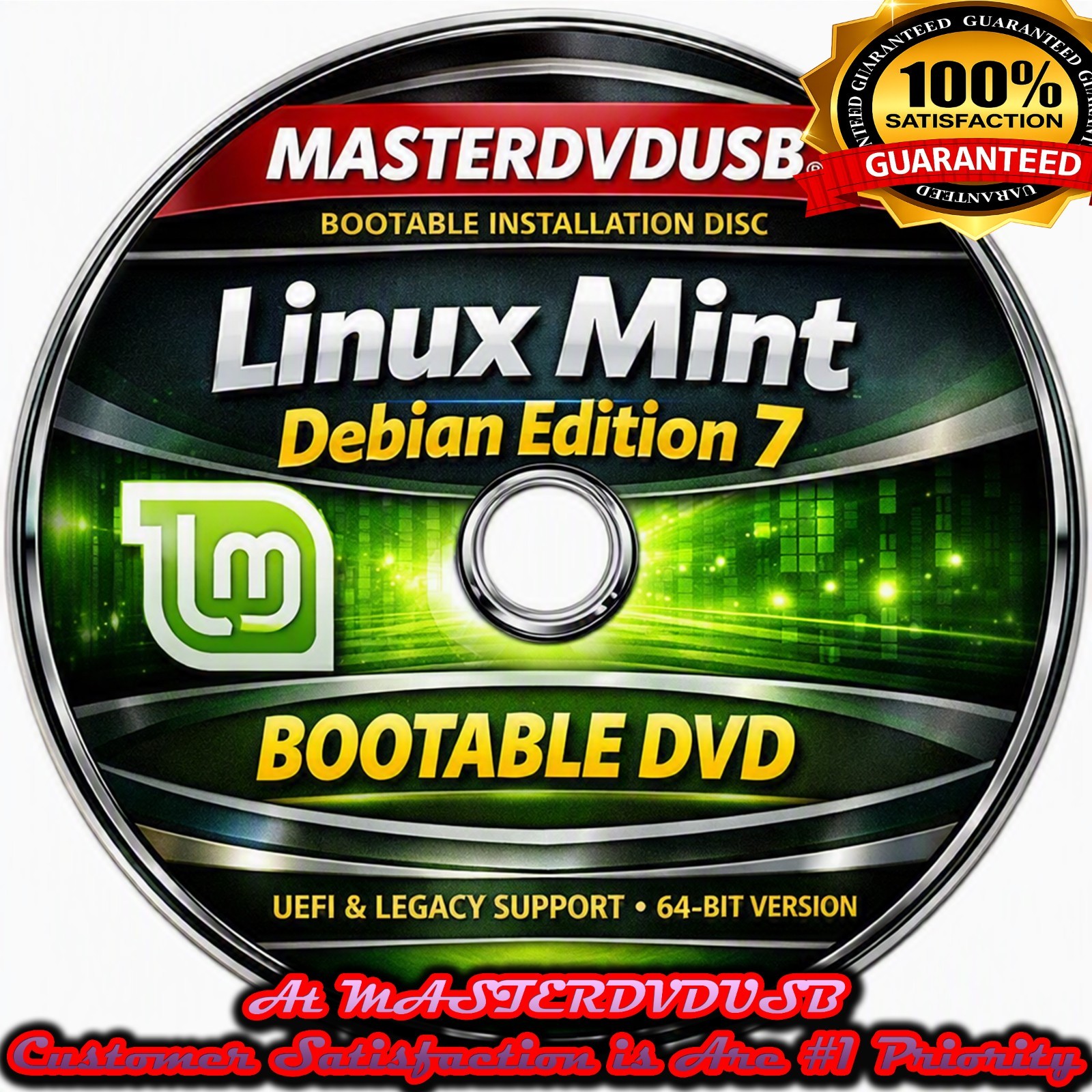 Linux Mint Debian Edition 7 Bootable USB Installer | UEFI LEGACY | SHA 256 