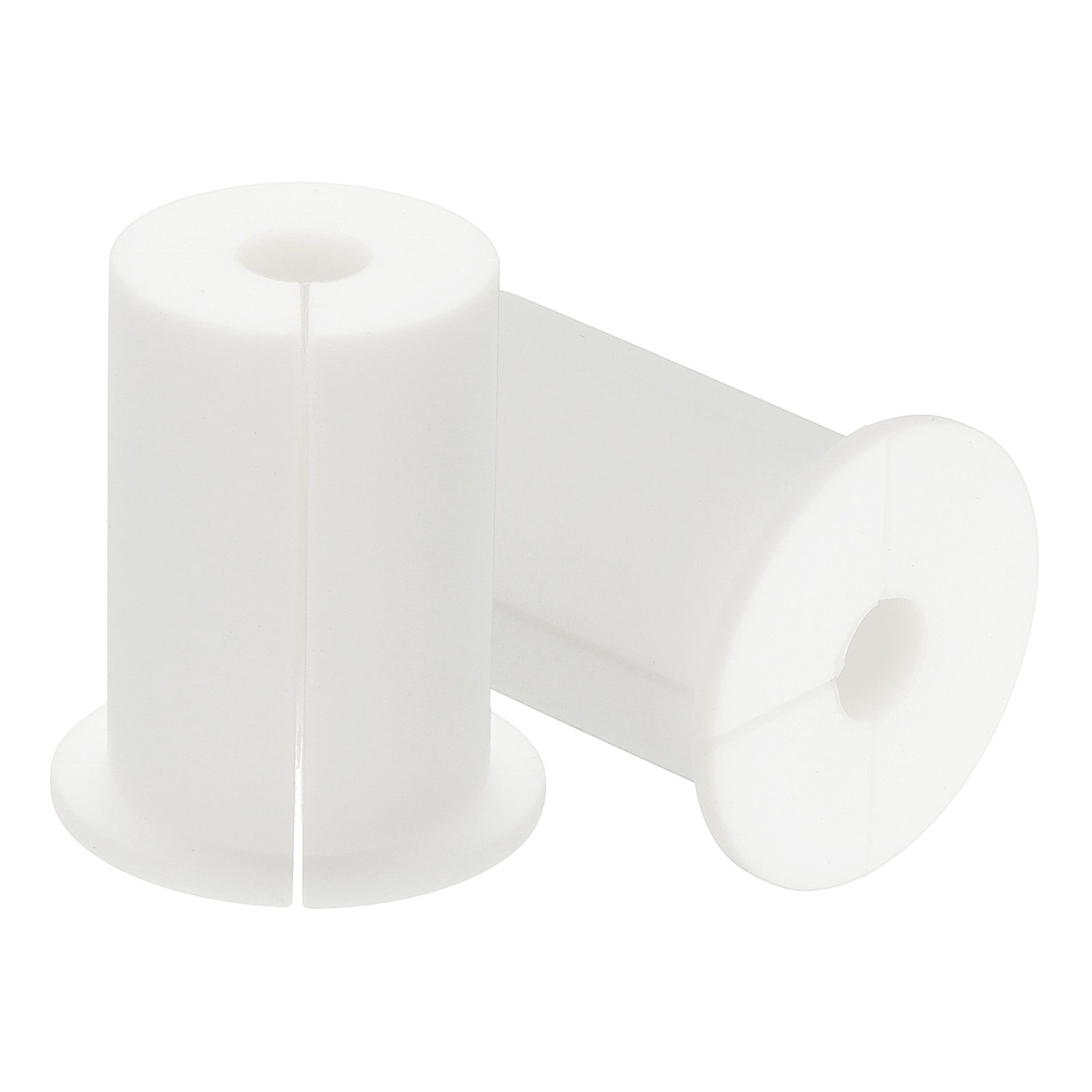 2 Pcs 1" Wall Grommet Cable Routing Kit for 0.33" (8.5mm) Hole White