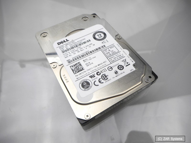 DELL R727K 2.5 inch, 73 GB, 15000 RPM, SAS Hard Drive for PowerEdge, PowerVault