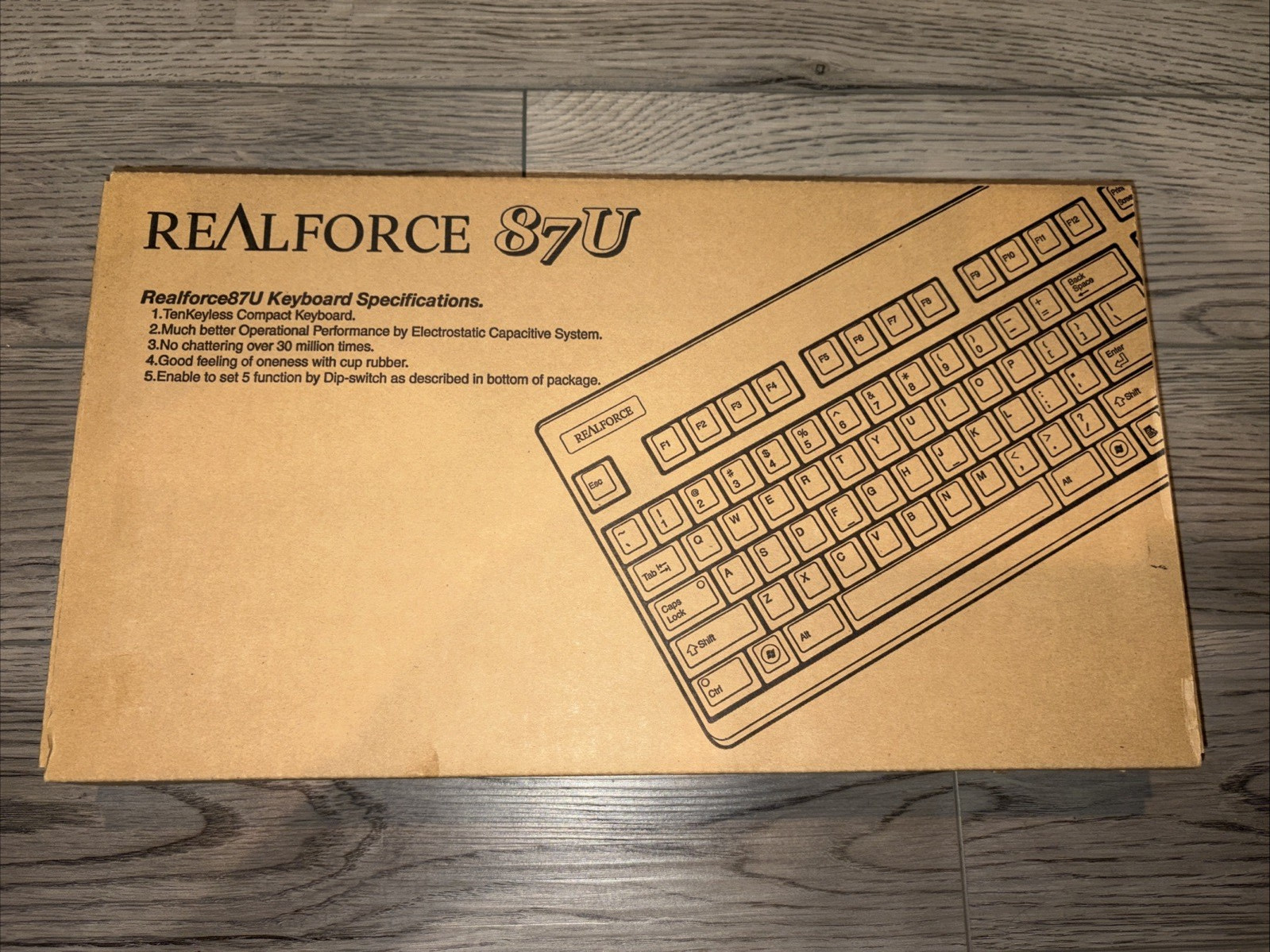 Topre RealForce 87UB55 Mechanical Wired Keyboard (SE1800) - Black