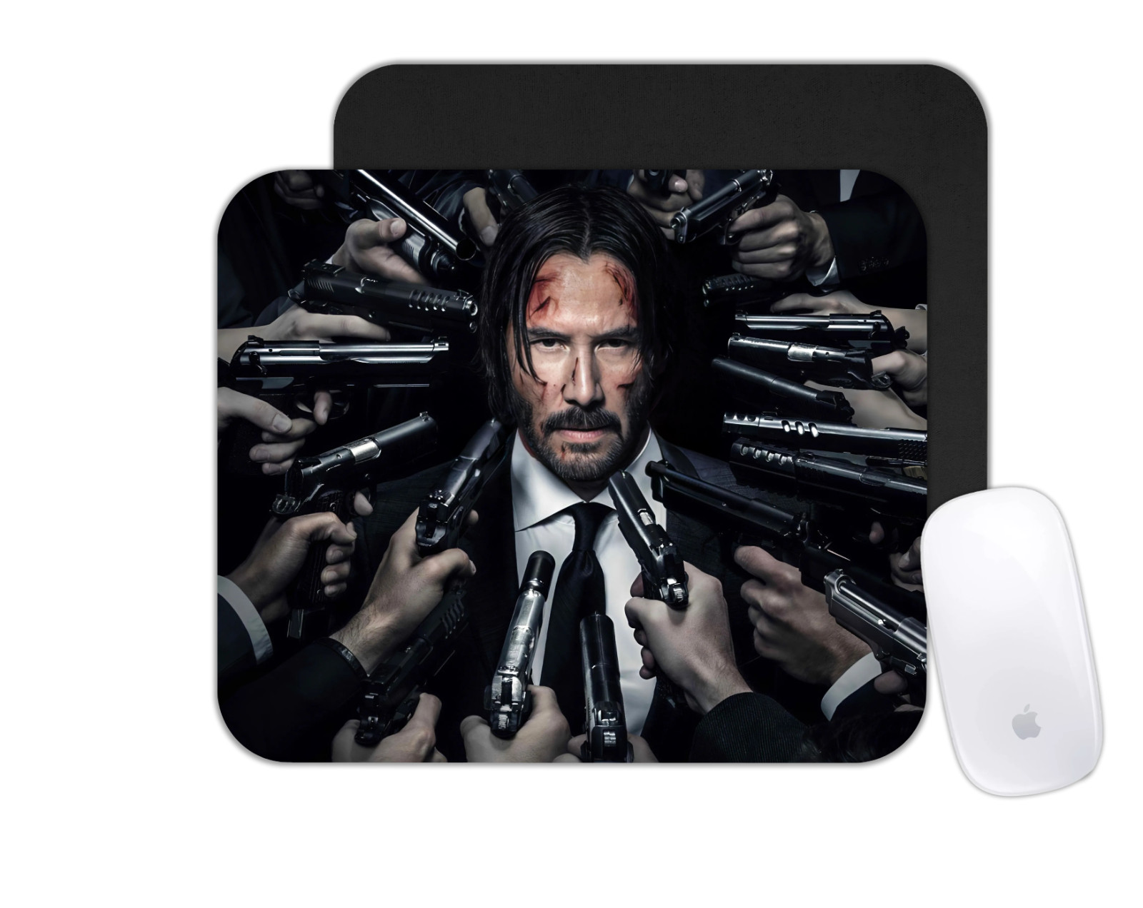 Custom Mouse Pad Personalized Photo Office Desk Mat John Wick Action Movie Fan