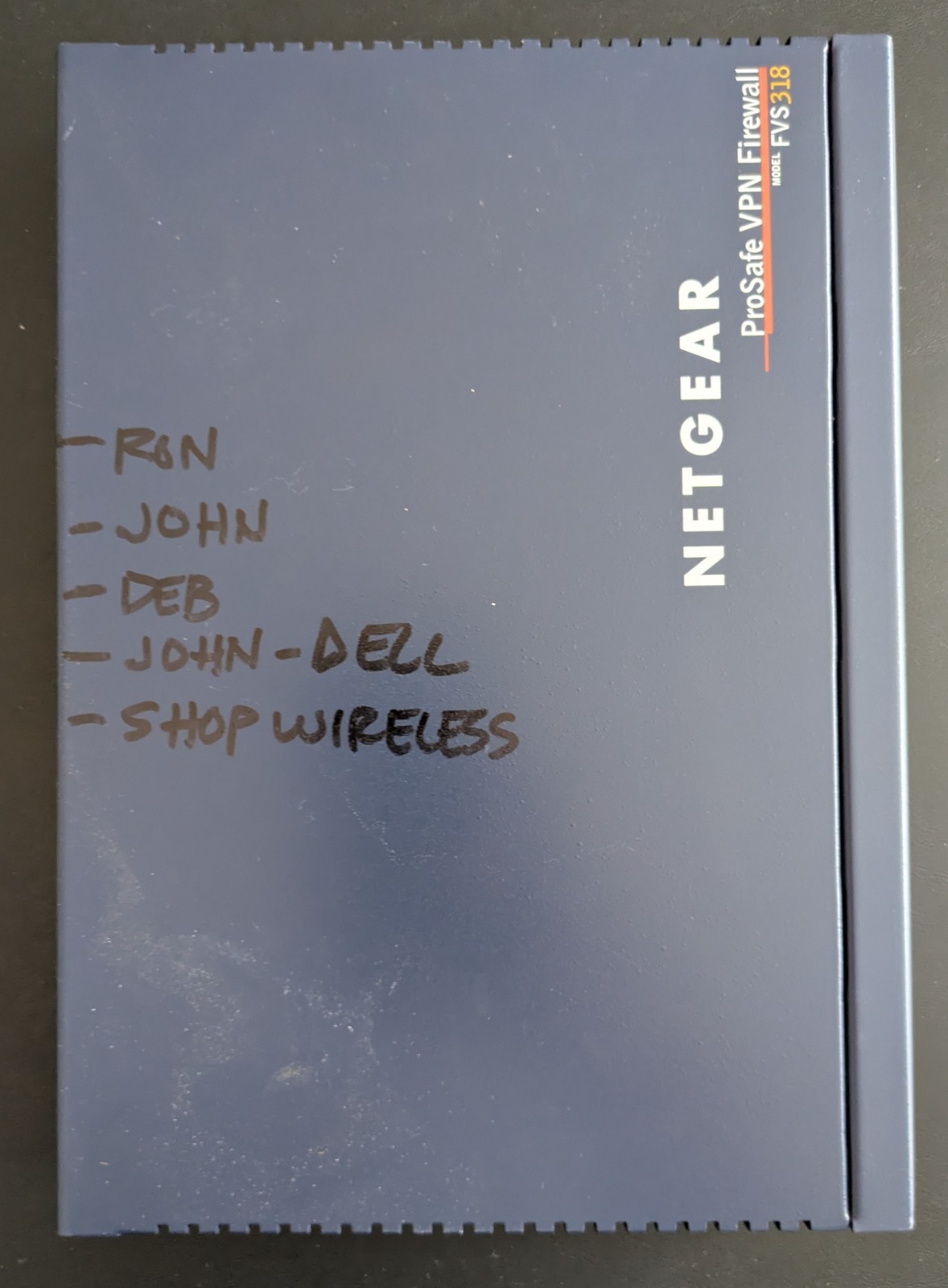 NETGEAR FVS318 PROSAFE 8-PORT GIGABIT VPN FIREWALL