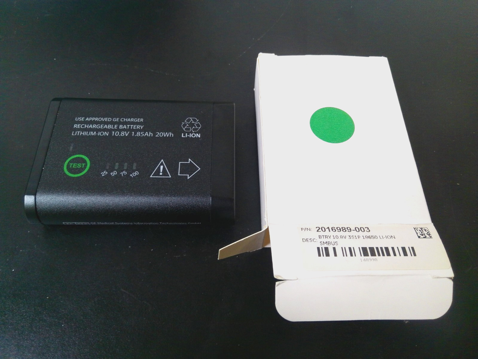 GE Healthcare Battery ref 2016989-003